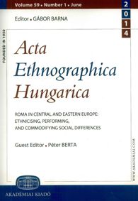 Megjelent az Acta Ethnographica Hungarica legújabb tematikus száma