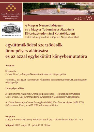 Együttműködési szerződés aláírása a Magyar Nemzeti Múzeummal