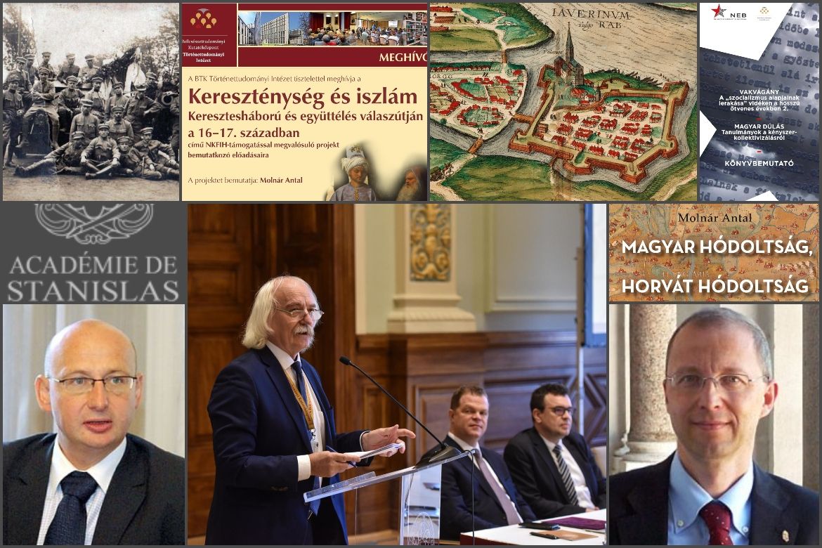 Előadások, konferencia-beszámoló, interjúk, könyvbemutató, a Havi Színes rovat új írása és egy magyar siker Nancyban – a Történettudományi Intézet hírei