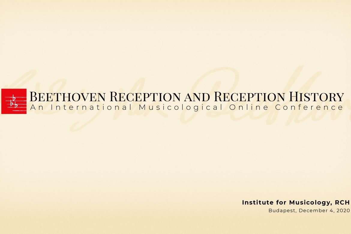 Nemzetközi online konferencia Ludwig van Beethoven születésének 250. évfordulóján